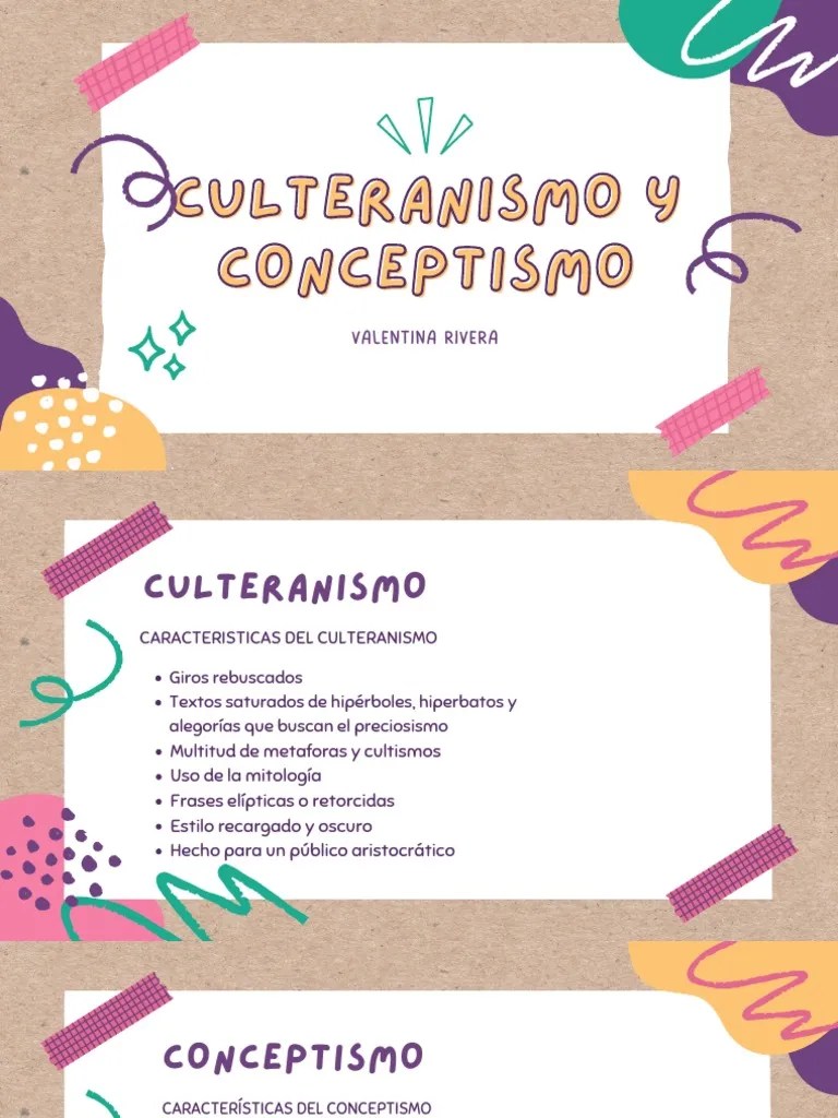 Culteranismo Y Conceptismo Pdf Clásicos