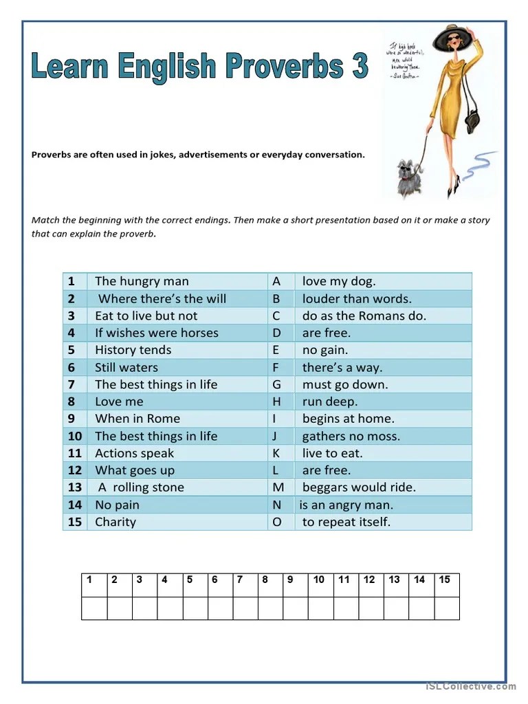 Learn English Proverbs Part 3 | PDF