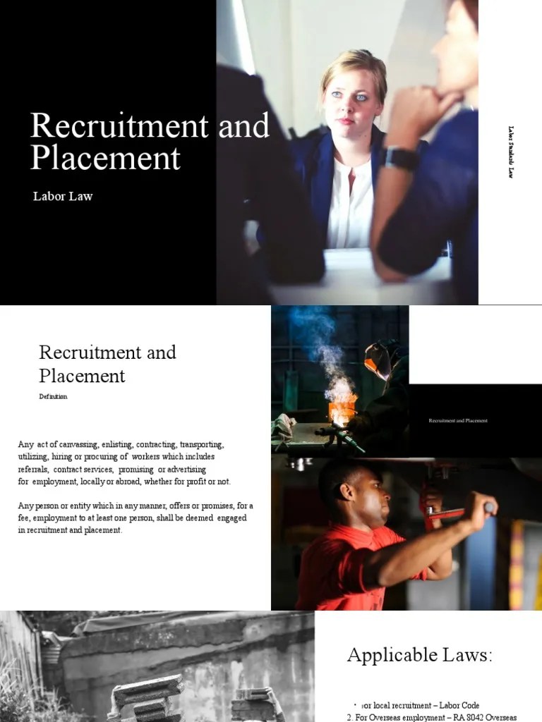 Lecture 3 Recruitment And Placement | PDF | Employment | Labor