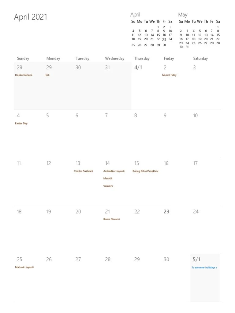 Calendar