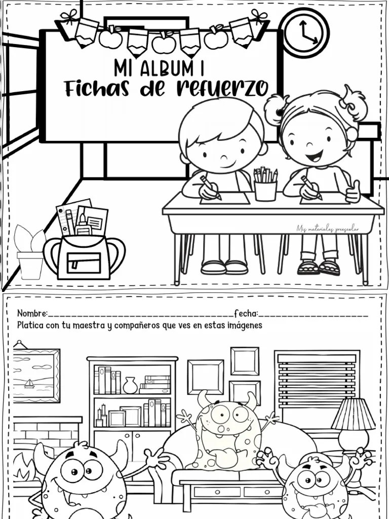 Mi Album 1 Fichas De Refuerzo PDF | PDF | Aprendizaje