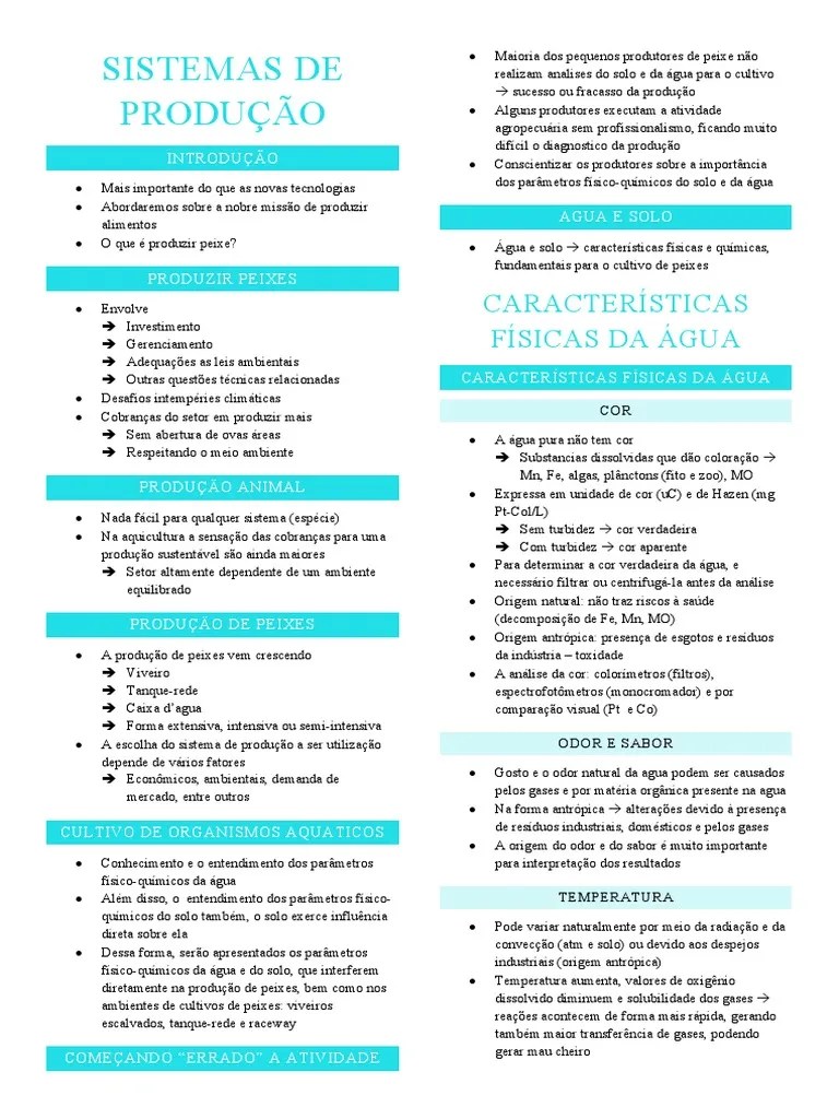 AULA 5 - Sistemas De Produção | Download Grátis PDF | Solo | Nitrogênio