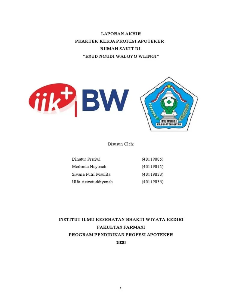 Rumah Sakit - Dinatur Pratiwi - Laporan Pkpa Rsud Ngudi Waluyo | PDF