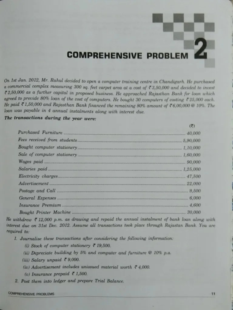 Accountancy Comprehensive Project | PDF | Depreciation | Expense