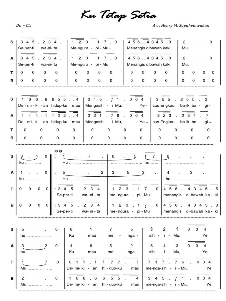 Ku Tetap Setia | PDF
