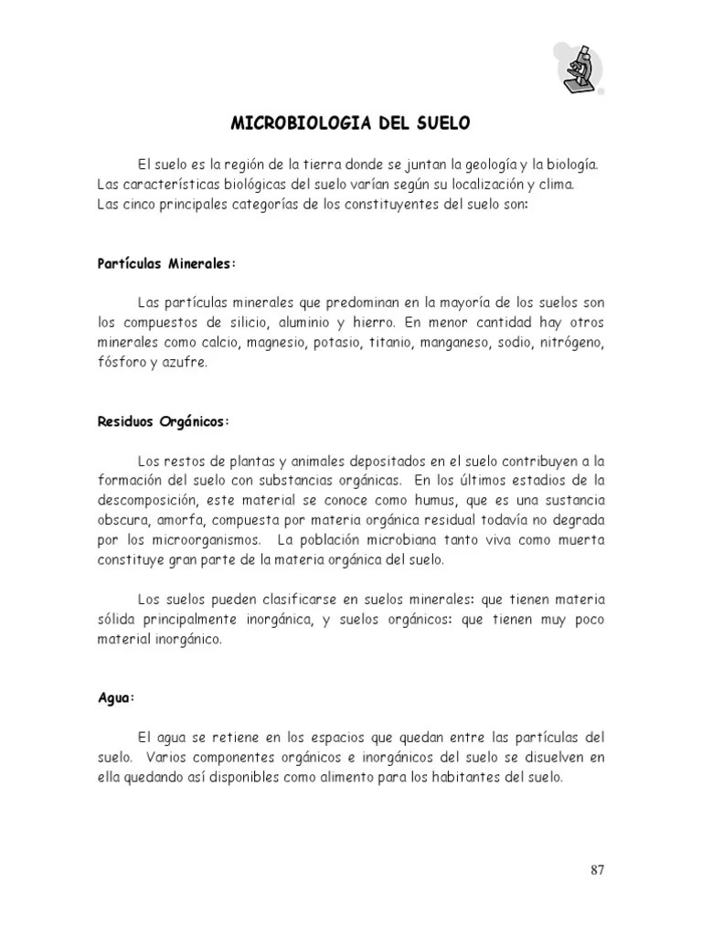 19 Microbiologia Del Suelo | PDF | Suelo | Las Bacterias