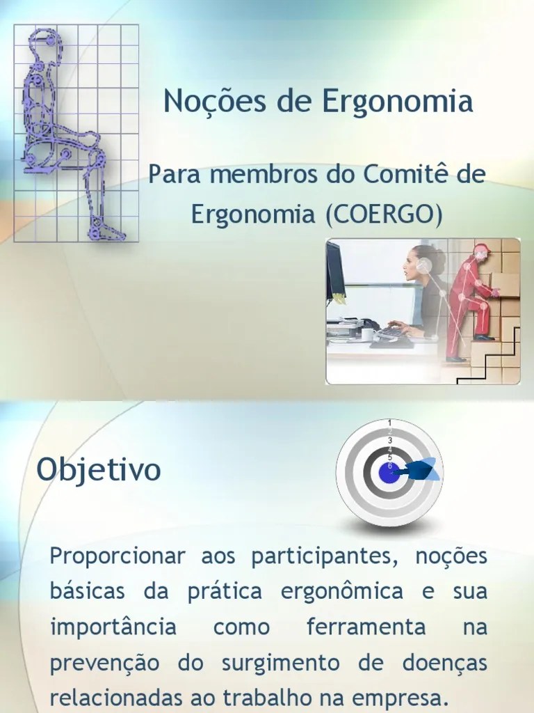 Treinamento Ergonomia | PDF | Músculo Esquelético | Fatores Humanos E ...