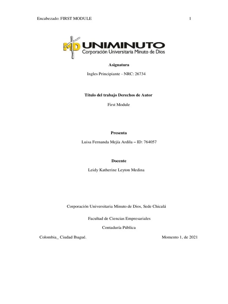 First Module Modulo 1 Aulas Virtuales - Compress | PDF