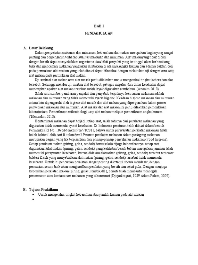 Bab 1 Dan Bab 2 | PDF