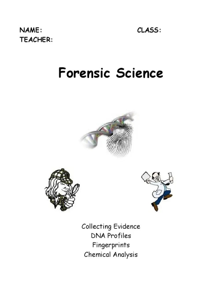 Forensic Science Booklet | Download Free PDF | Dna | Fingerprint