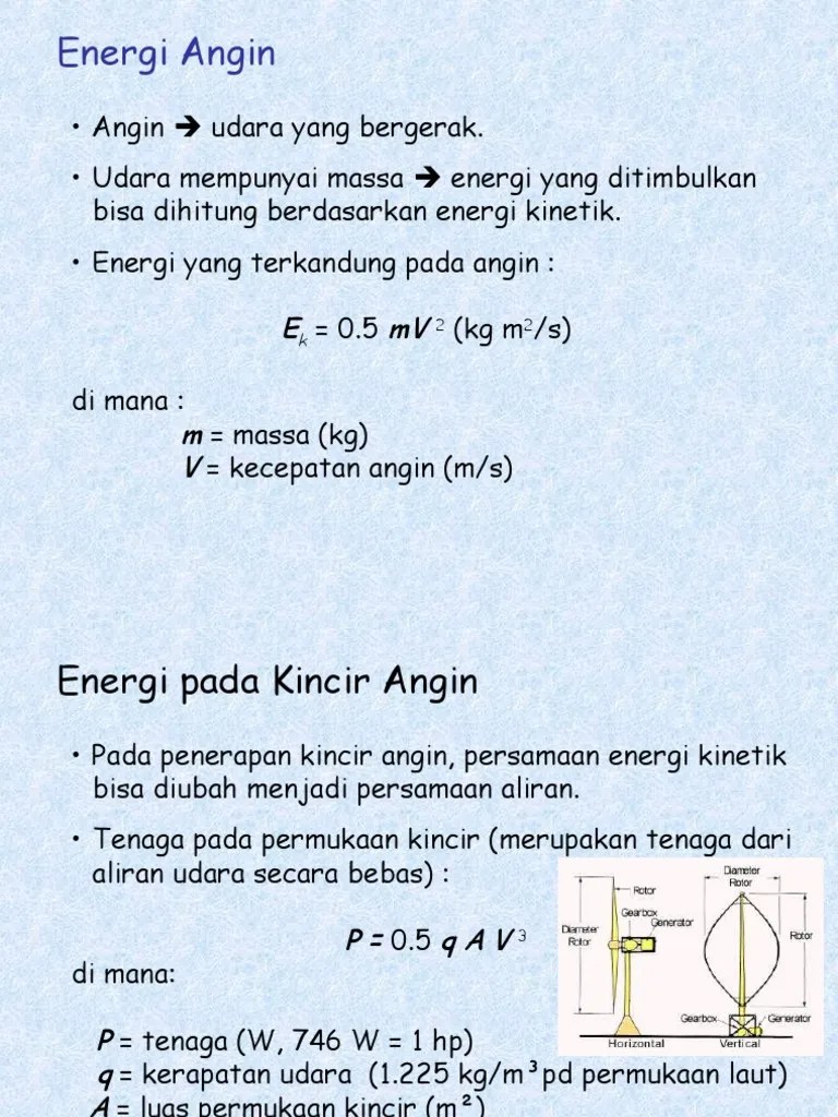 Energi Angin | PDF