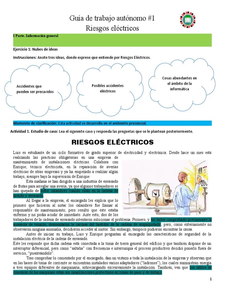 #1 Riesgos Eléctricos | PDF