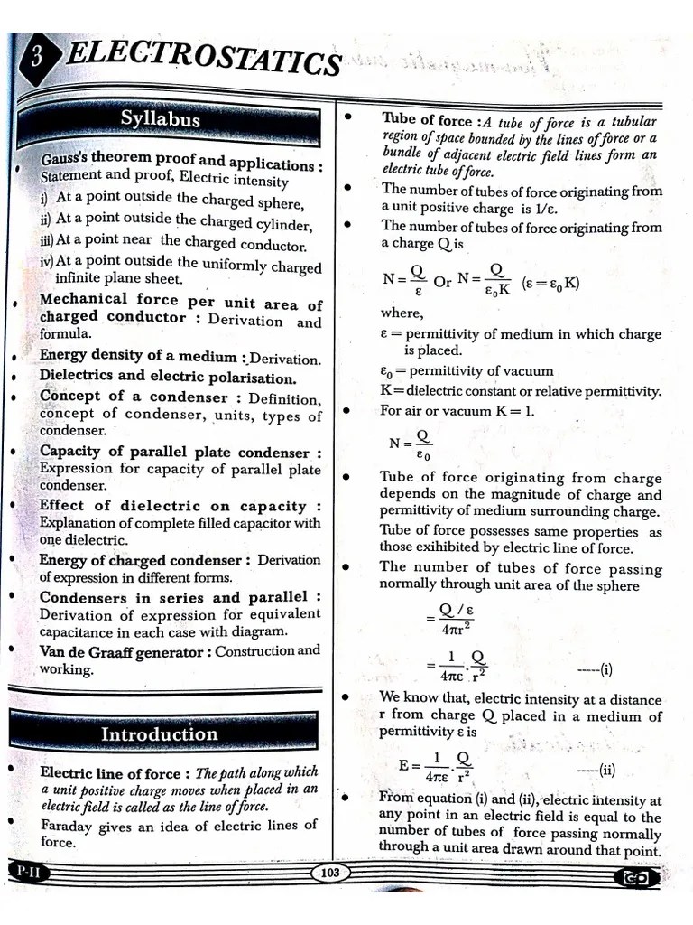 Electrostatics 12 - TH | PDF