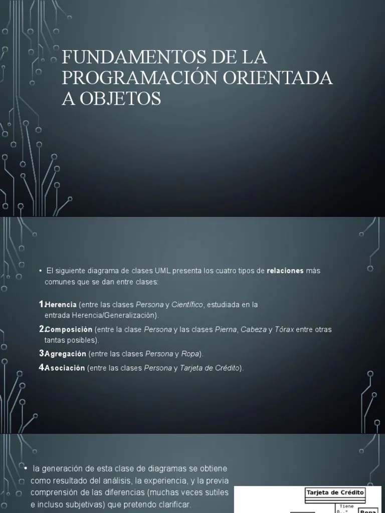 Fundamentos De La Programación Orientada A Objetos | Descargar Gratis ...