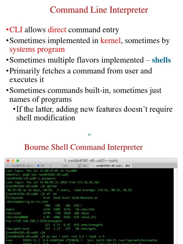 4-User And Operating System Interface-29-04-2023 | PDF