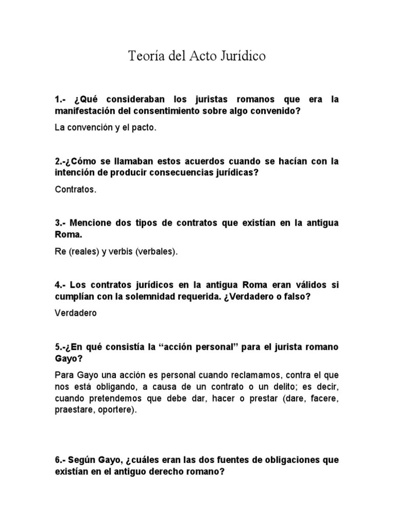 Teoría Del Acto Jurídico | PDF | Nulo (ley) | Principios éticos