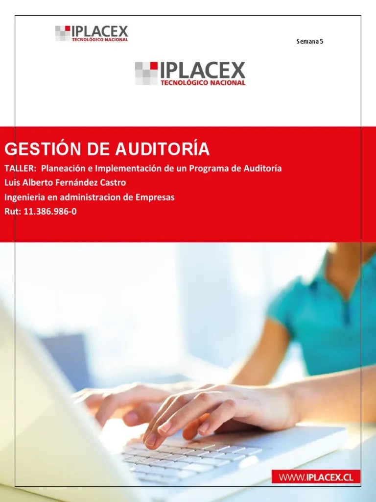 Gestion De Auditoria | PDF | Auditoría | Logística
