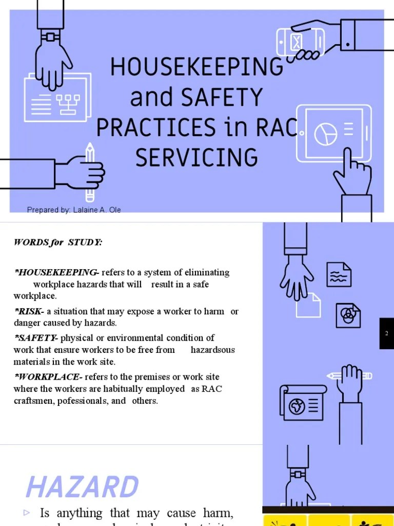 Housekeeping And Safety Practices | PDF | Hazards | Occupational Safety And Health