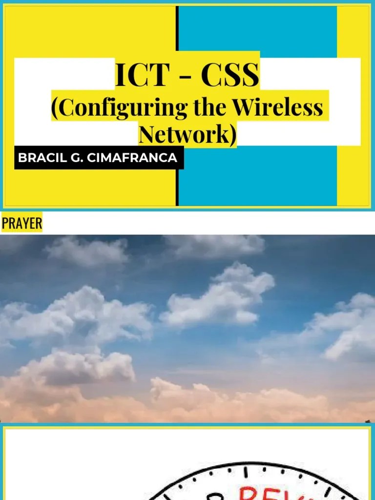 1computer Systems Servicing Configuring The Wireless Network Pdf
