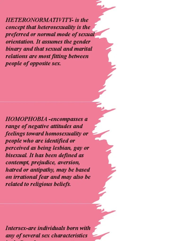 Gender | PDF | Homosexuality | Sexual Orientation