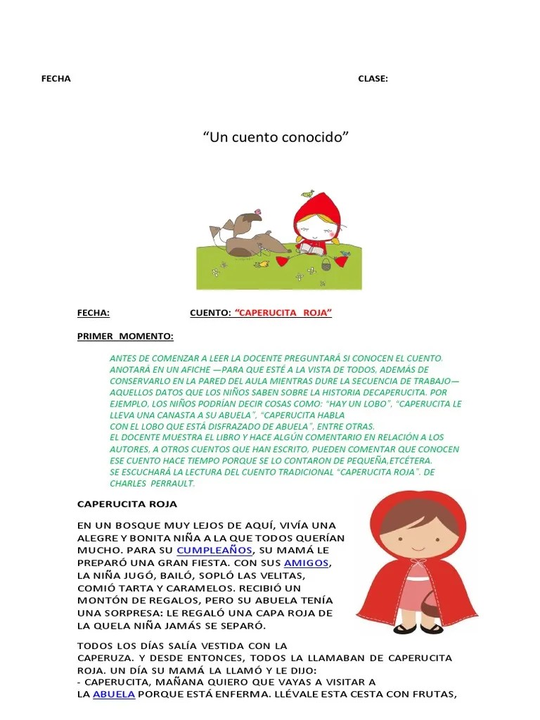 Secuencia Didáctica Lobos 2023 | PDF | Caperucita Roja