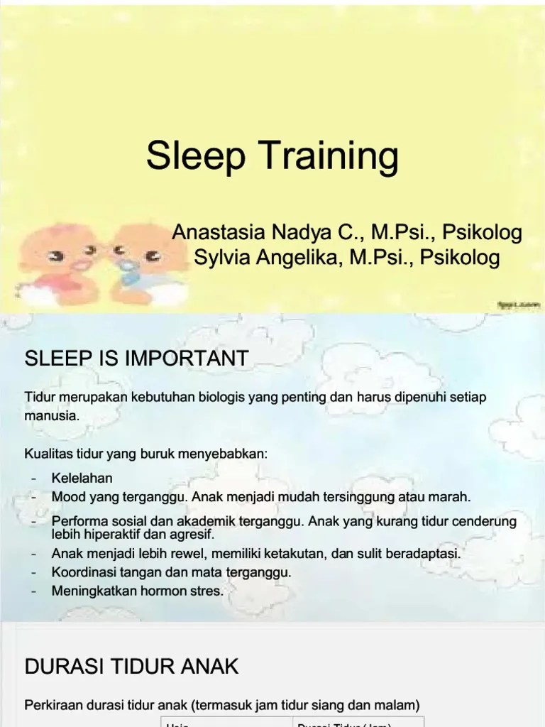 PDF Sleep Training Seminar Compress | PDF
