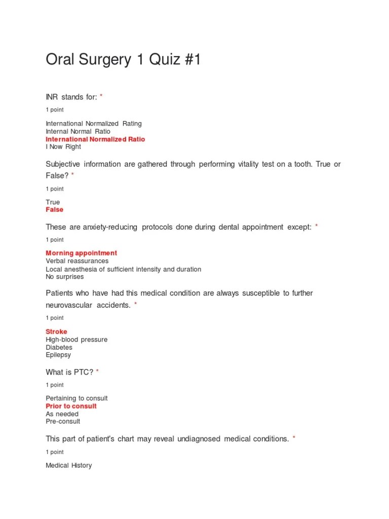 Oral Surgery | PDF | Dental Anatomy | Clinical Medicine