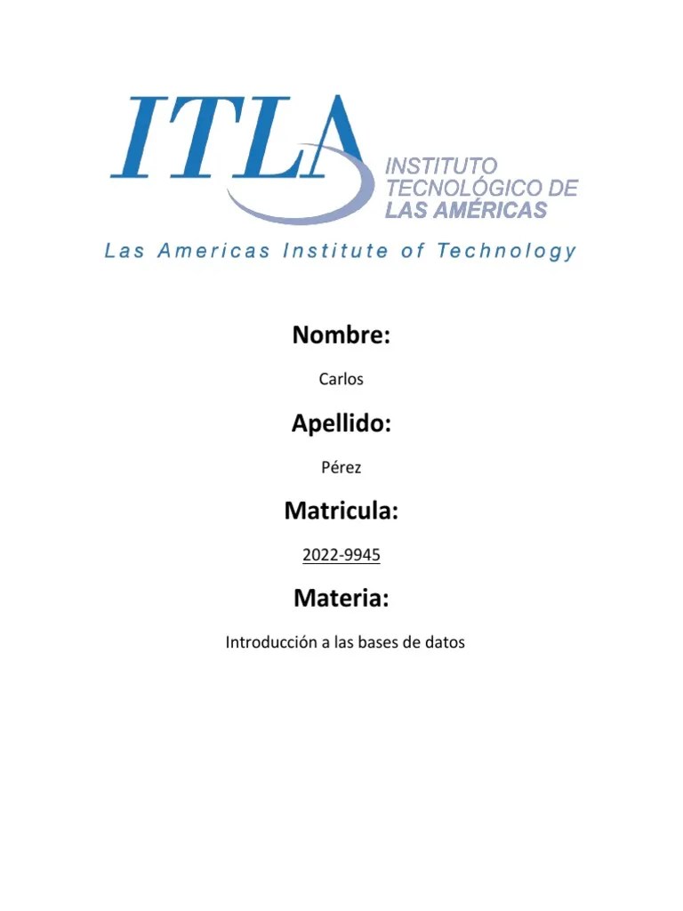Introduccion A Las Bases De Datos | PDF | SQL | Gestión De Tecnología De La Información