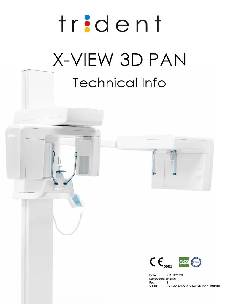 IT01-3D-EN.r3 - X-VIEW 3D PAN-INFOTEC (CEPH DR) | PDF | Power Supply ...