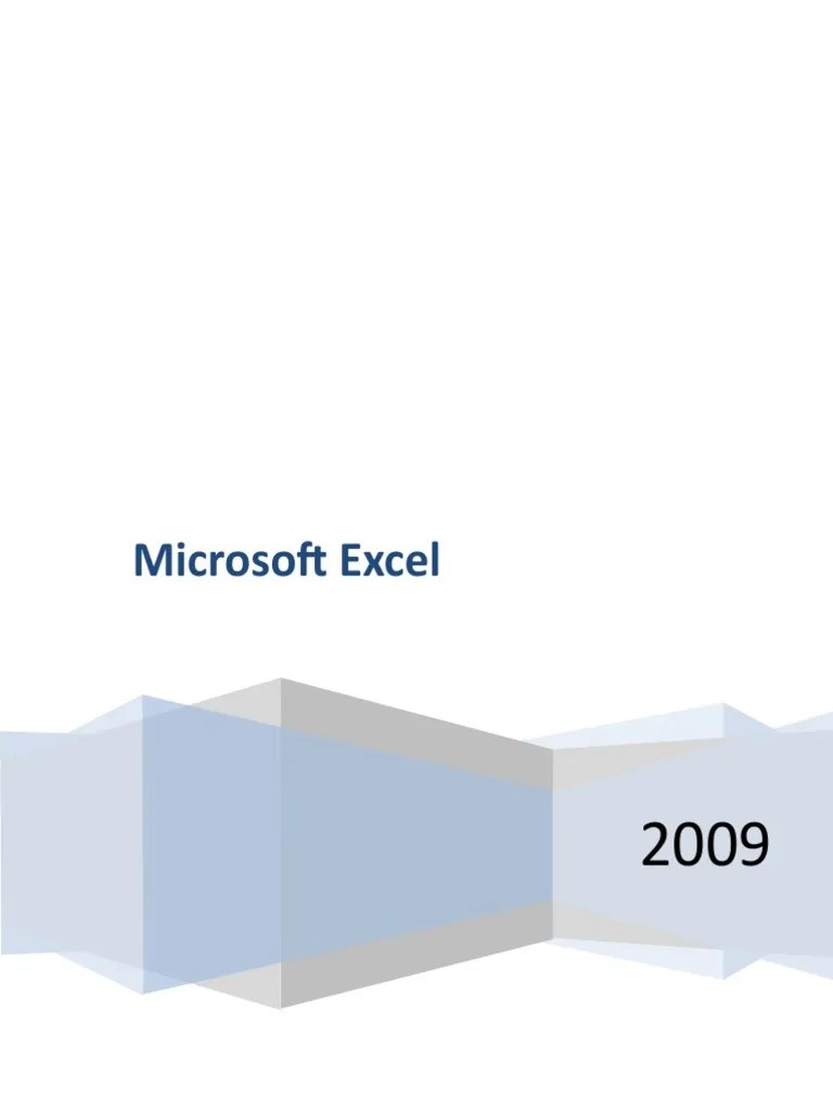 1 Mengenal Microsoft Excel | PDF