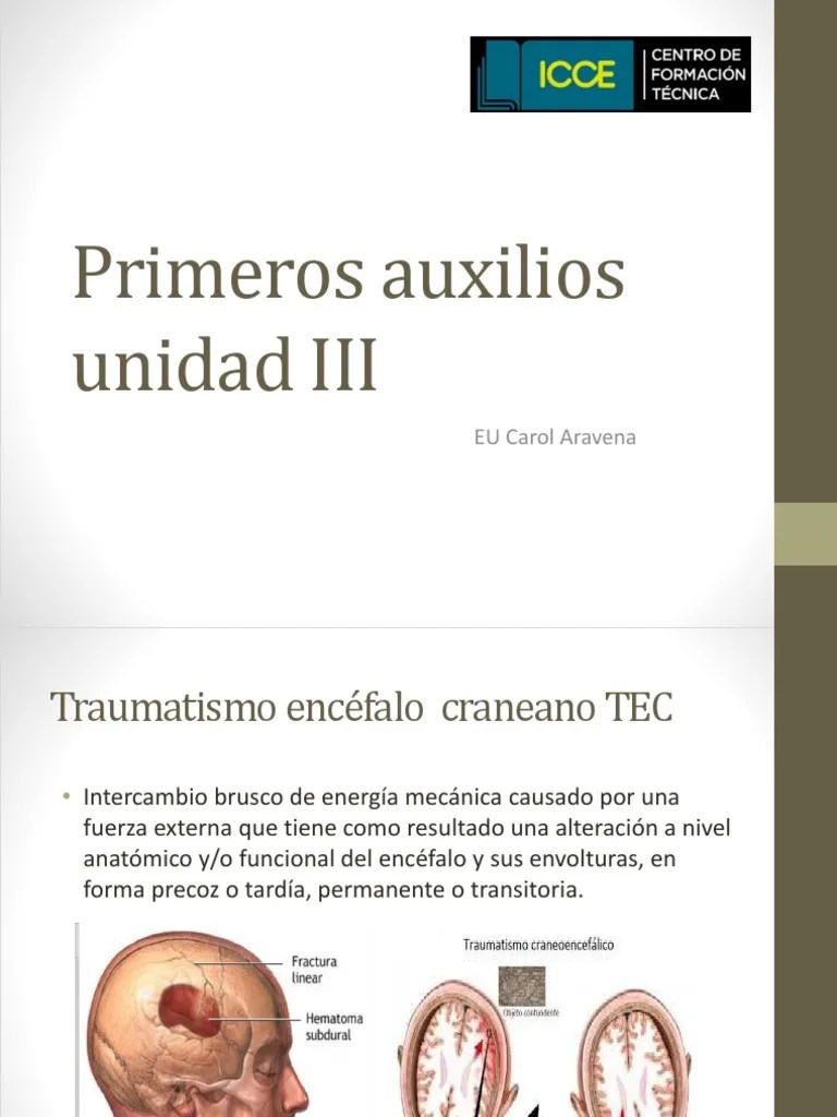 Primeros Auxilios Unidad II | PDF | Reanimación Cardiopulmonar | Lesión