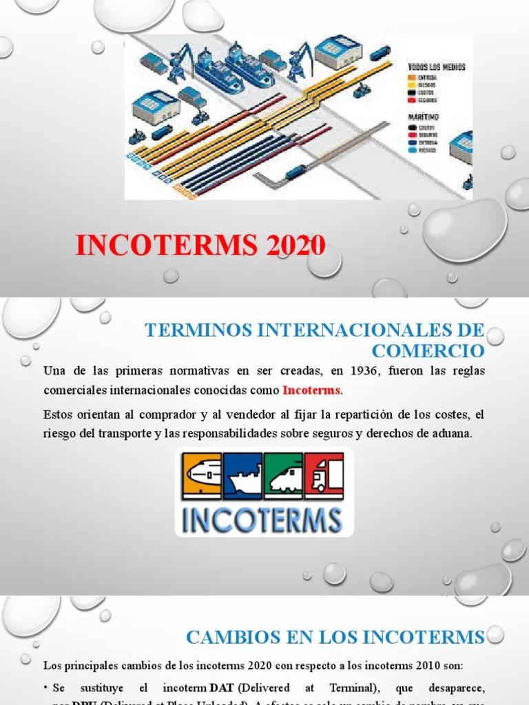 Incoterms 2020 | PDF | Comercio | Economias