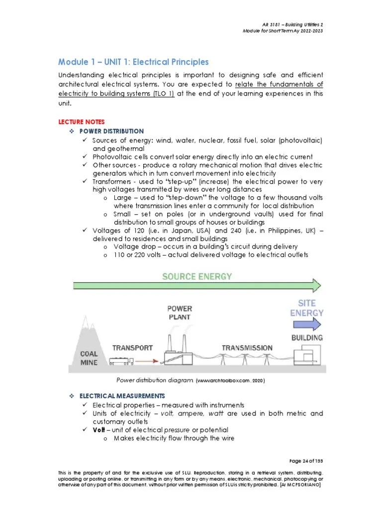 Electrical Principles | PDF | Electric Power | Electricity