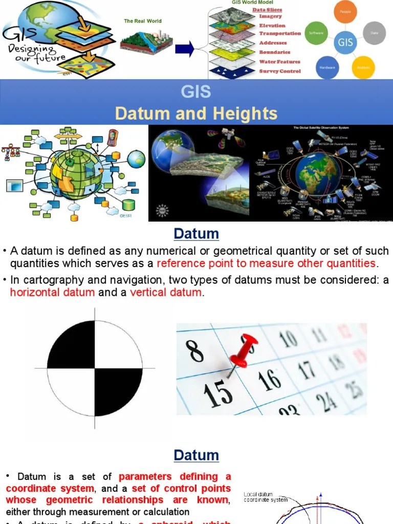 Lec 5 - Datums And Heights | Download Free PDF | Geodesy | Sea Level