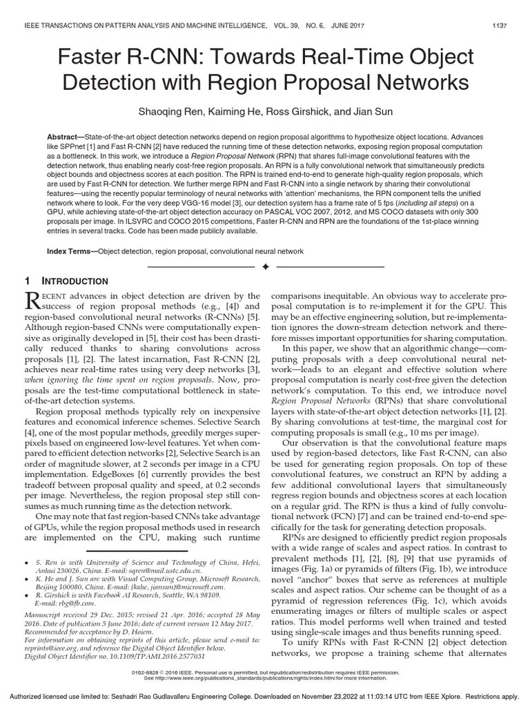 3.1 Faster - R-CNN - Towards - Real-Time - Object - Detection - With ...