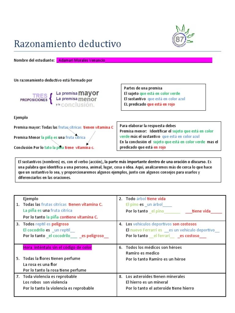 Razonamiento Deductivo-1 | PDF