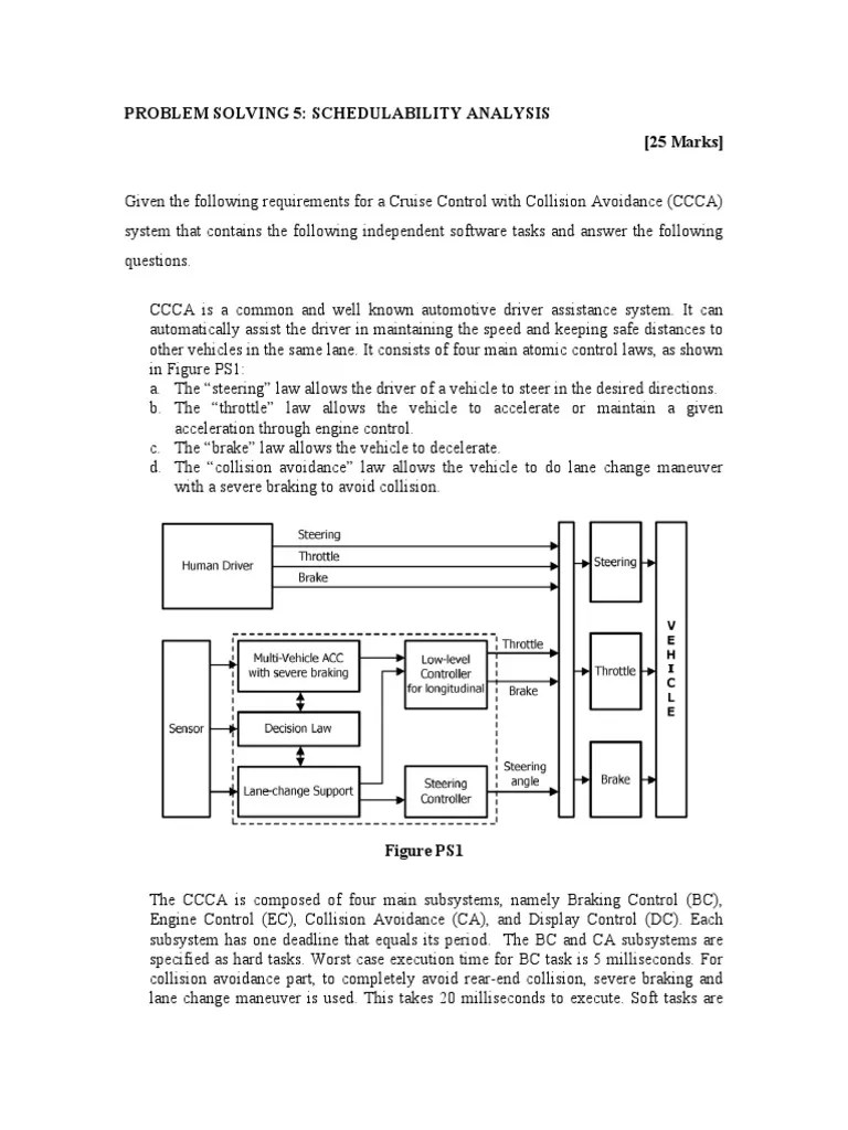 Problem Solving 5 RT Scheduling Analysis Soalan 2023 | PDF | Vehicles ...