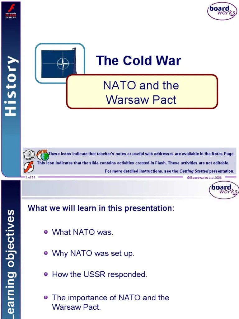 NATO And The Warsaw Pact | PDF | Warsaw Pact | Nato