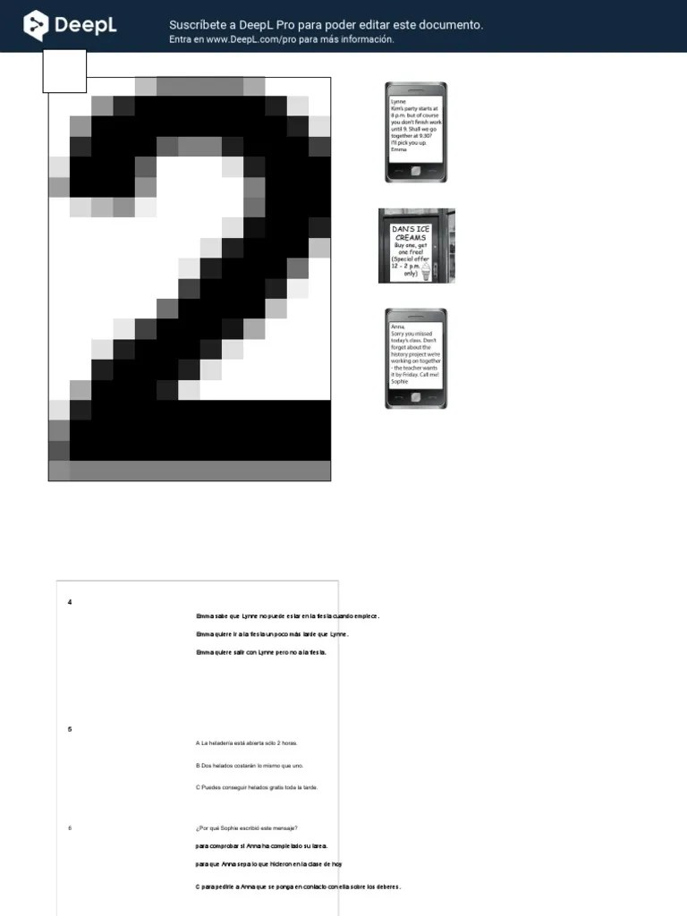 A2 Key For Schools - Reading & Writing - Sample Paper - DECEMBERN° 02 (1) ES | PDF | Blog