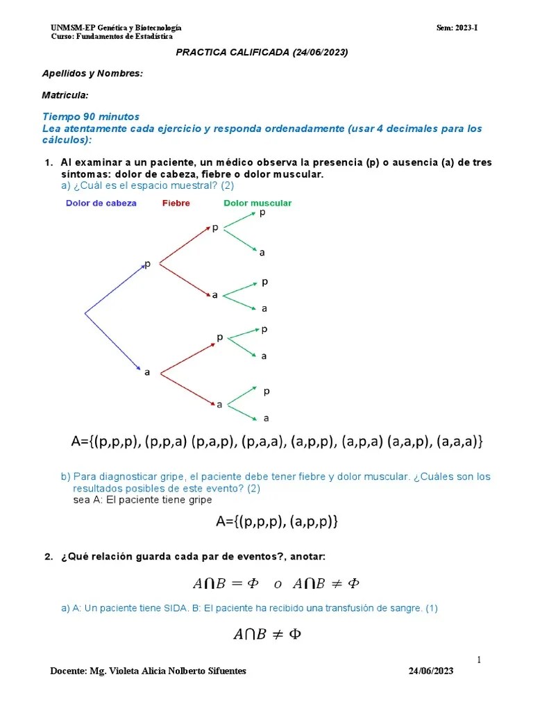 Solucionario Practica Calificada | PDF | Enfermedades Y Trastornos | Medicina CLINICA