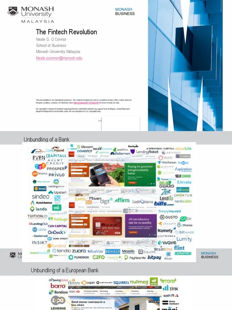 The Fintech Revolution - Part 1 | PDF | Capital One | Insurance