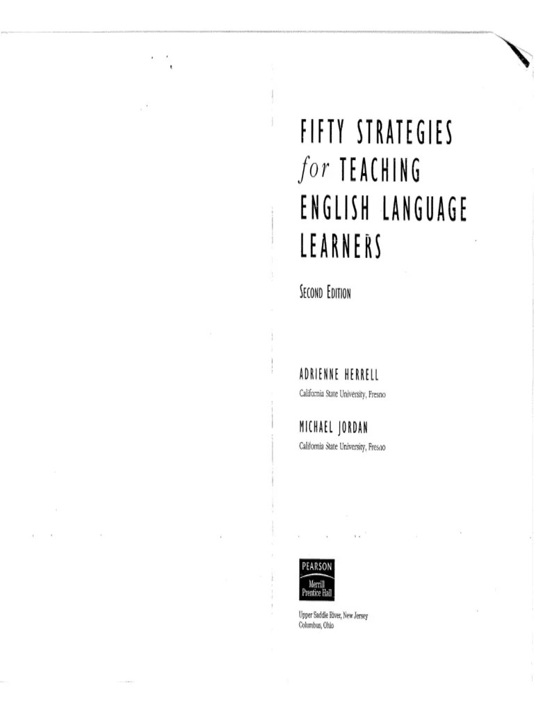 The LanguageLab Library - 50 Strategies For Teaching English Language Learners | PDF