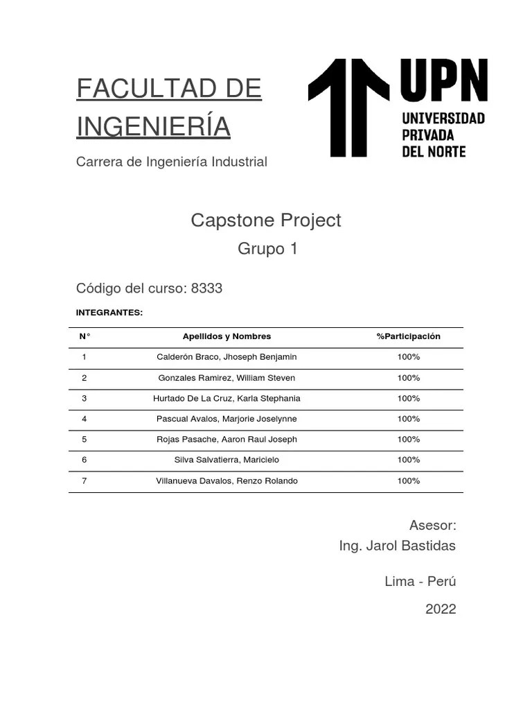 GRUPO 1-Capstone Project Word | PDF | Marketing | Business