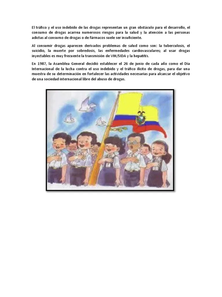 El Tráfico Y El Uso Indebido De Las Drogas | PDF