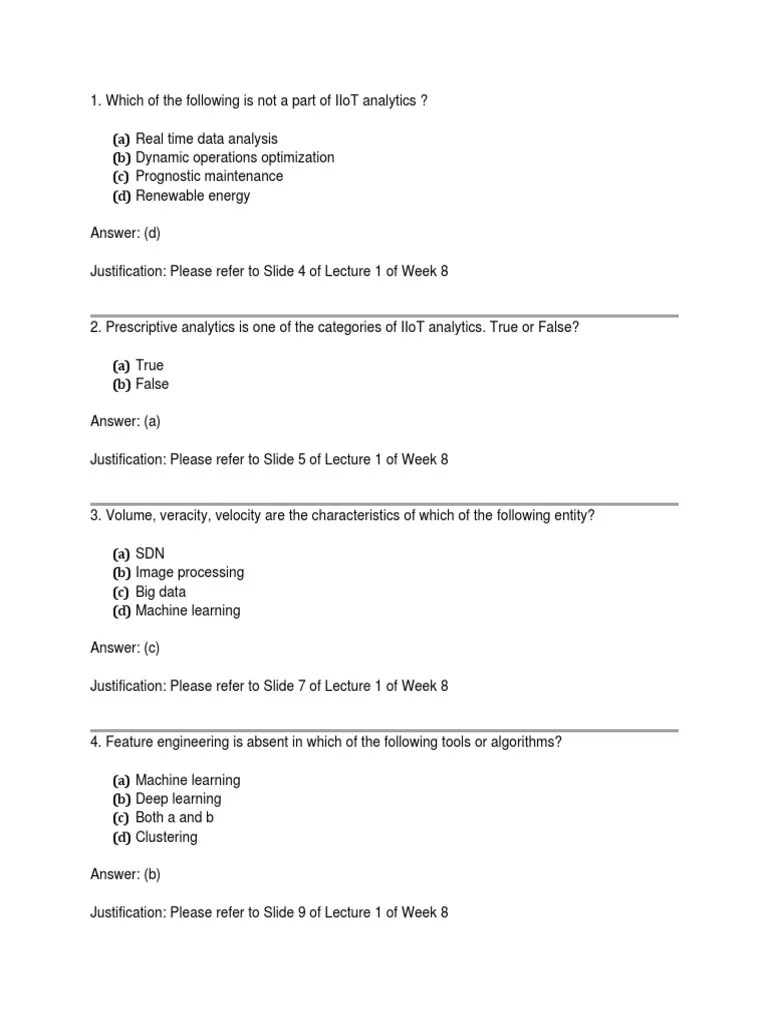 Week 8 Assignment Solution | PDF