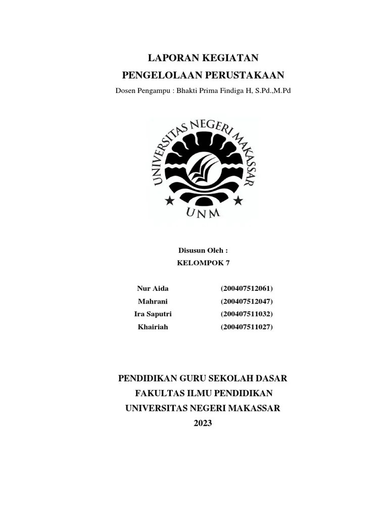 Laporan Kegiatan Pengelolaan Perpustakaan | PDF