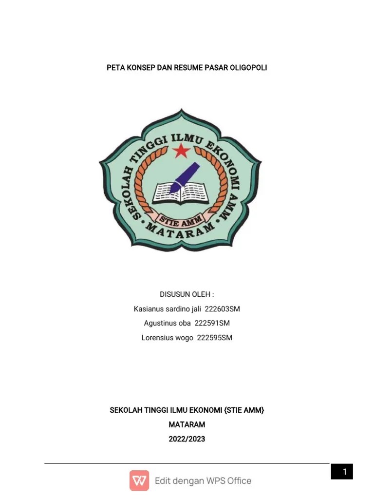 Materi Oligopoli Ekonomi Mikro | PDF | Bisnis