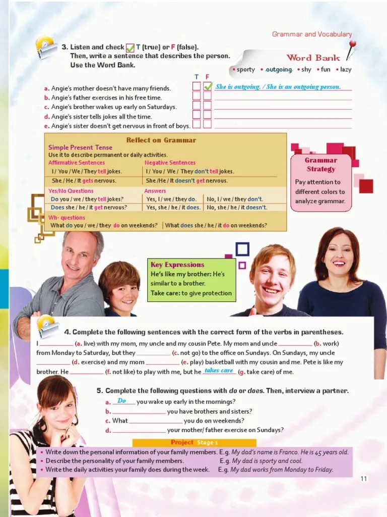 9no-Egb-A1.2-Ingles-Student-Book (1) - 11 | PDF | Human Communication | Linguistic Typology