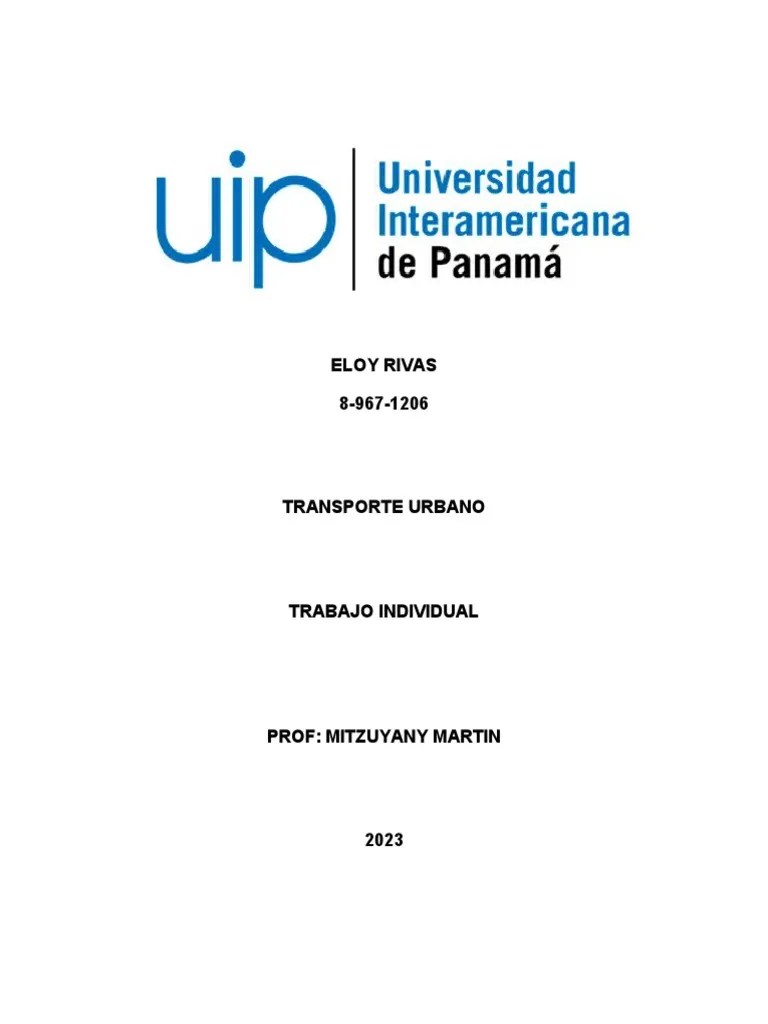 Trabajo Transporte 3 | PDF | Transporte | Transporte Público