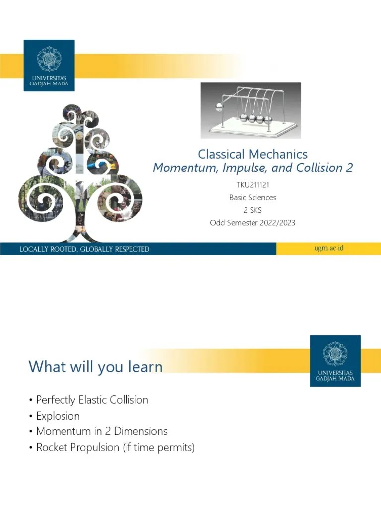 Physics - 2 Momentum, Impulse, And Collision | PDF | Momentum | Collision